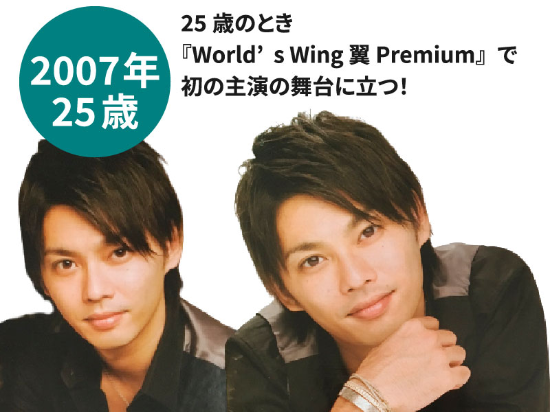 今井翼の若い頃画像13『World’s Wing 翼 Premium』に出演