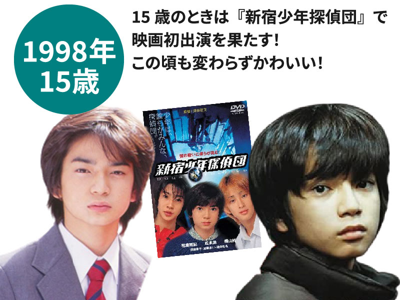 松本潤の若い頃画像3『新宿少年探偵団』に出演