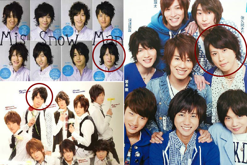 宮舘涼太『Mis Snow Man』時代の髪型①